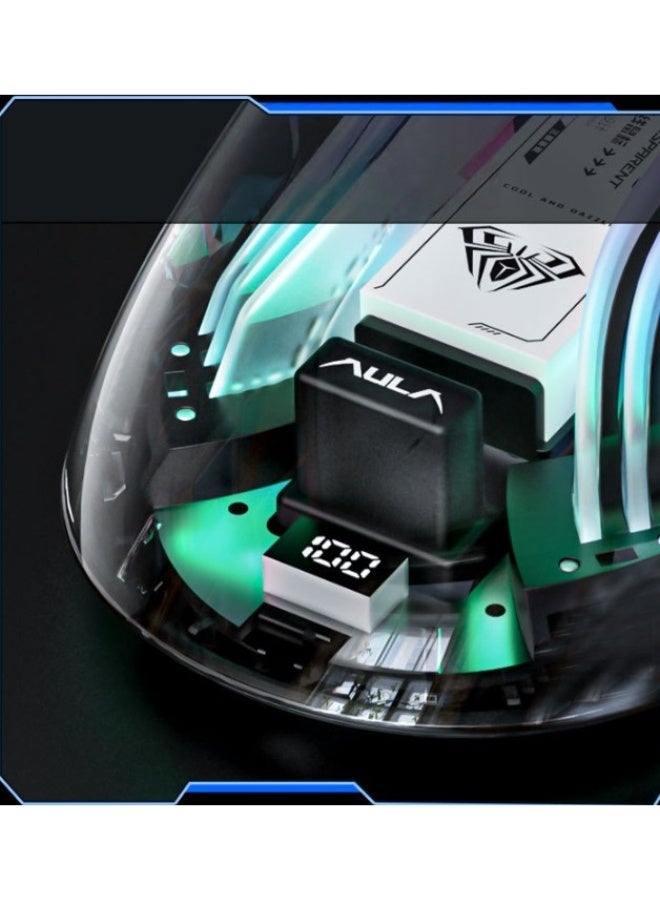 AULA Wireless The Third Mock Examination Electric Transparent Competitive Mouse - Image 3