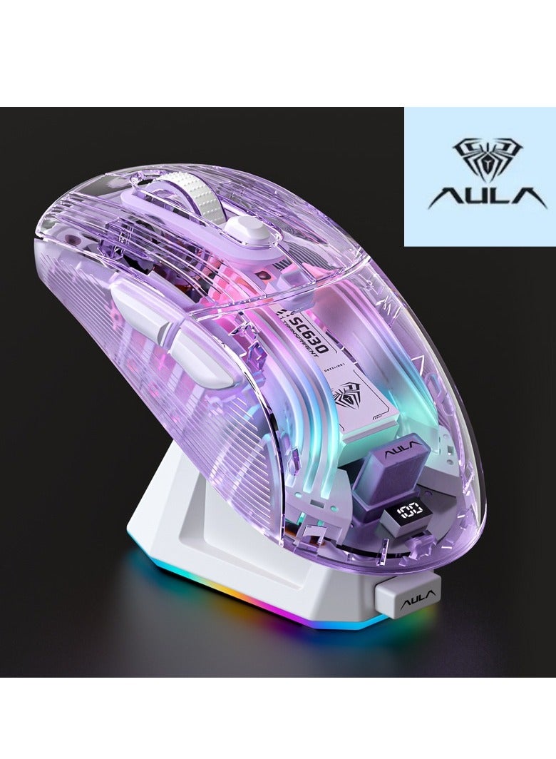 AULA Wireless The Third Mock Examination Electric Transparent Competitive Mouse - Image 1