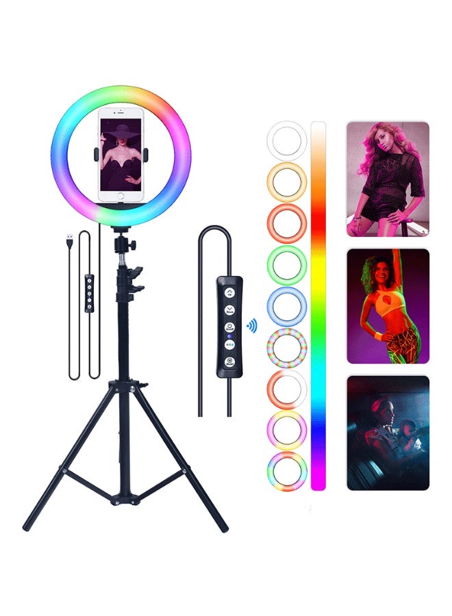 LED Ring Light with Tripod Stand & Mini Tripod – Adjustable Dual Color Temperature Lighting for Video Recording, Streaming, Photography & Makeup - Image 5