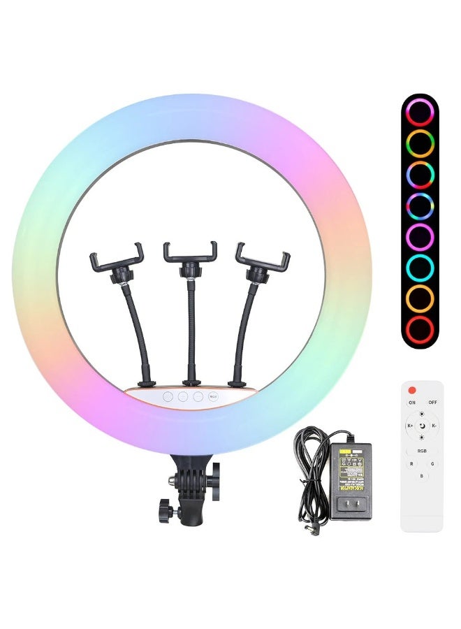 LED Ring Light with Tripod Stand & Mini Tripod – Adjustable Dual Color Temperature Lighting for Video Recording, Streaming, Photography & Makeup - Image 4