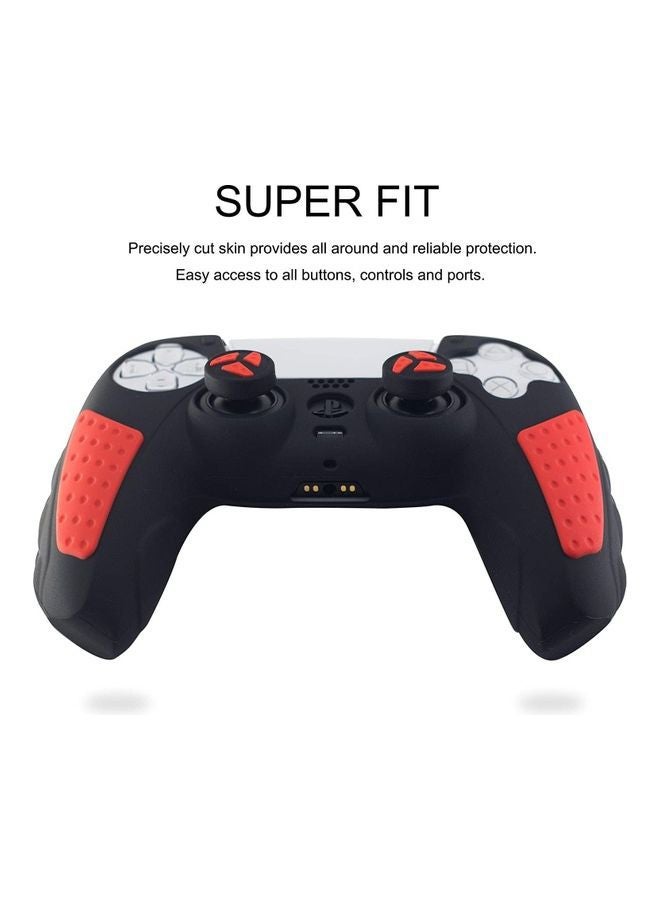 2-Piece Anti-Slip Silicone Controller Cover For PlayStation 5 With Thumb Grip Caps - Image 3