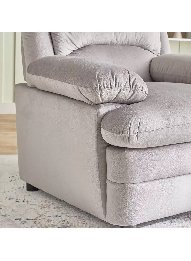 Royal 1-Seater Sofa – Soft Foam Seating with Curved Arms and Sturdy Frame - Image 5