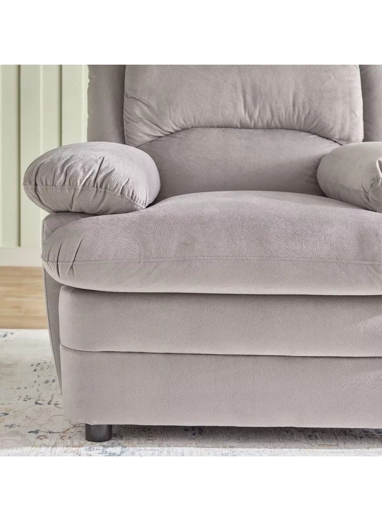 Royal 1-Seater Sofa – Soft Foam Seating with Curved Arms and Sturdy Frame - Image 4