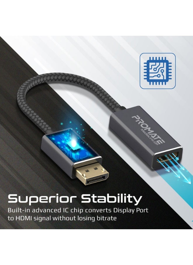 Promats محول Promate MediaLink-DP 4K@60Hz عالي الدقة من DisplayPort إلى HDMI®  - Image 4