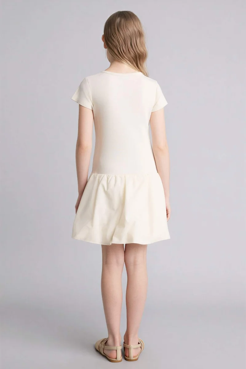 ديفاكتو Girl Half Sleeve Dress