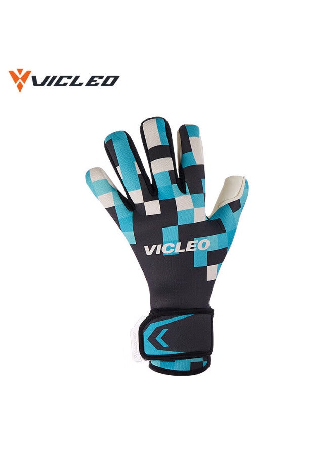 Vicleo Soccer Goalkeeper Gloves, Professional Adult Goalie Gloves, V321561, Blue-gray, Size 8 - Image 5