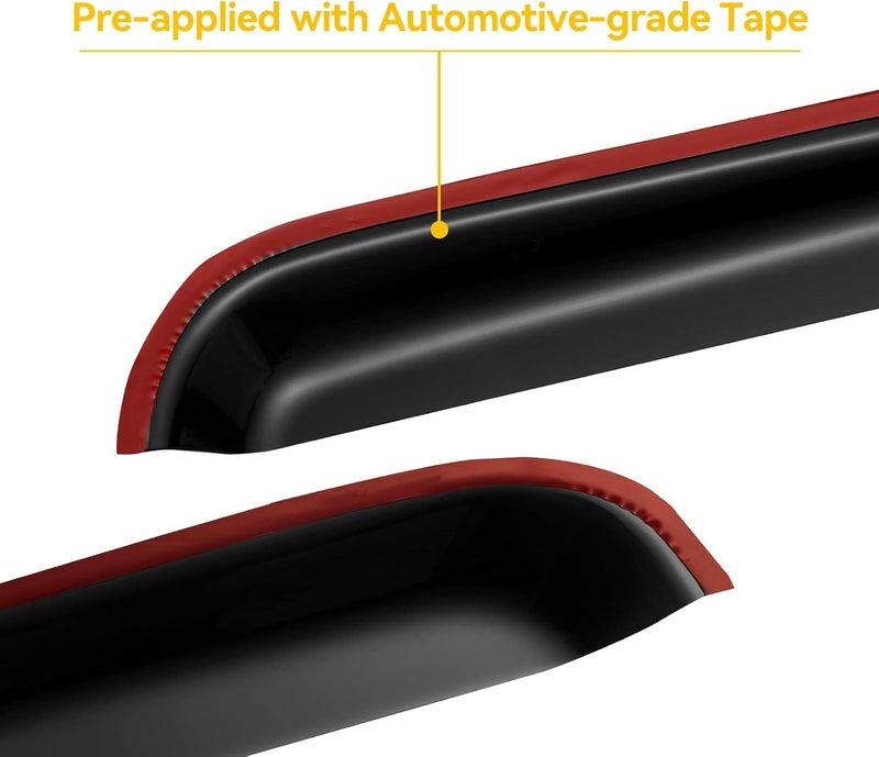 Cxdar Window Rain Guards for Ford Super Duty - Image 4