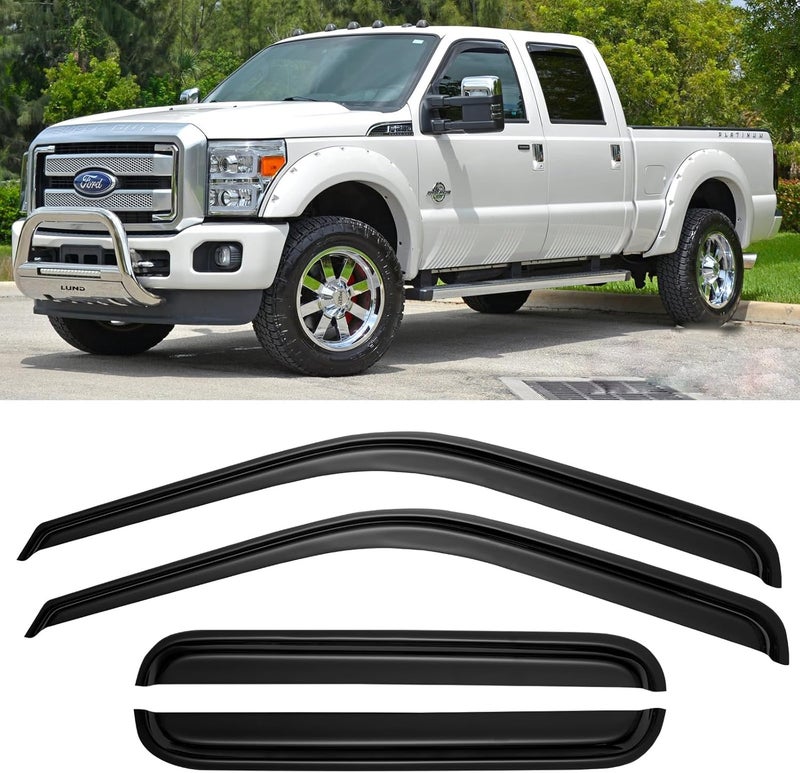 Cxdar Window Rain Guards for Ford Super Duty - Image 1