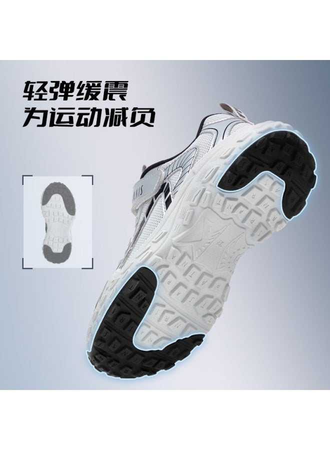 Tailannis Kids Autumn Children's Sports Shoes Boys Lightweight Running Shoes Girls Comfortable Versatile Dad Sneakers Gray/black Size 29