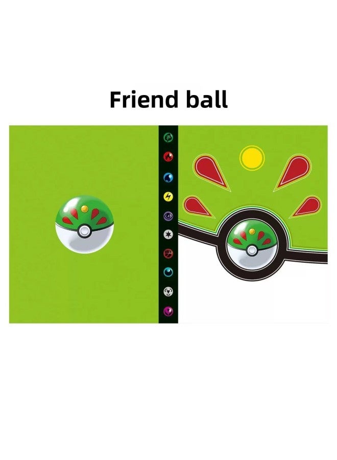 Cross-border Pocket Elf Baokemeng Four-Palace Large Capacity Collection Book With 240 Cards