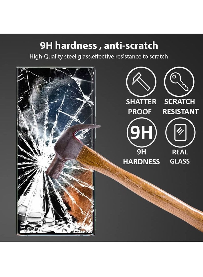 BORTONY Pack of (1+1) Screen Protector and Camera Lens Protector for Samsung Galaxy S22 Ultra 5G (6.8") 3D Full Coverage,Shell Friendly, 9H Hardness, Easy To Install Screen Protector - Image 5