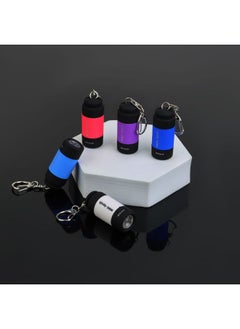 Generic Purple Led Strong Light Flashlight Rechargeable Multi-purpose Long-range Portable Ultra-bright Household Mini Portable Side Light-Product Specifications:Dark Green  - Image 3