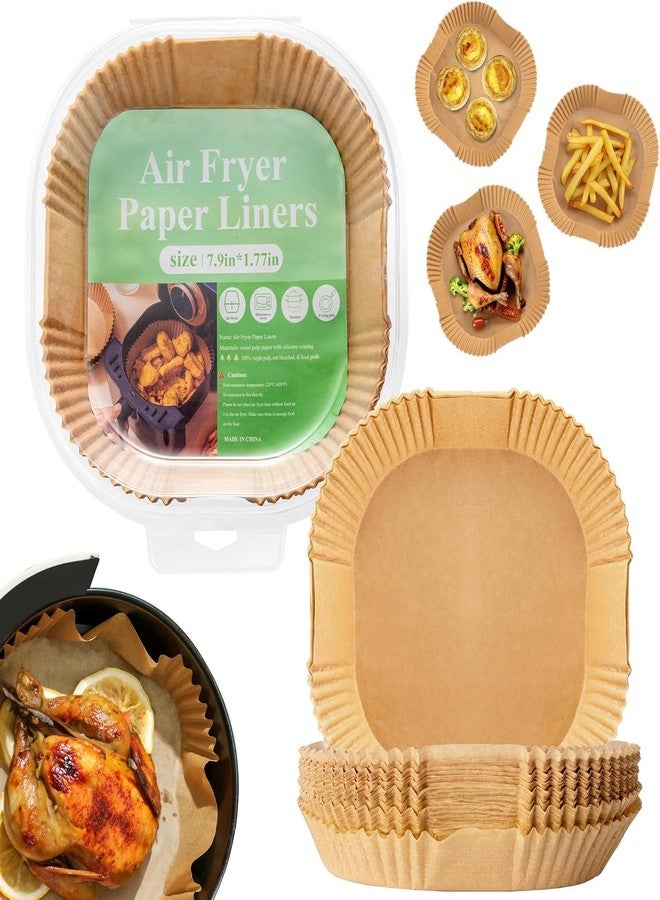 Azaria 100 PCS Air Fryer Paper Sheets Disposable Oil-Proof Liner for Air Fryer, Baking, Cooking, Roasting, and Microwave Non-Stick Parchment Paper(Square 8 Inch) (Paper 100 Pcs Liner) - Image 1