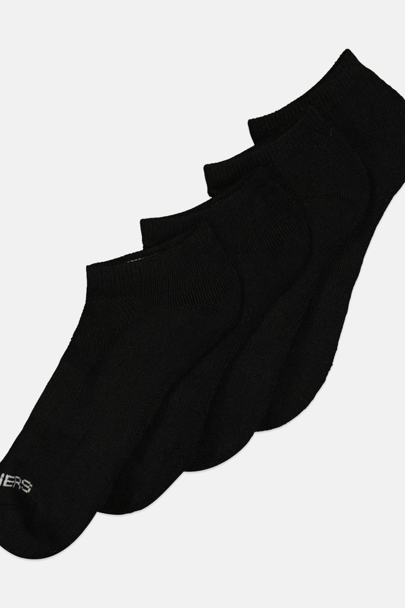 SKECHERS Women 10 Pairs Brand Logo Outdoor Socks, Black - Image 2