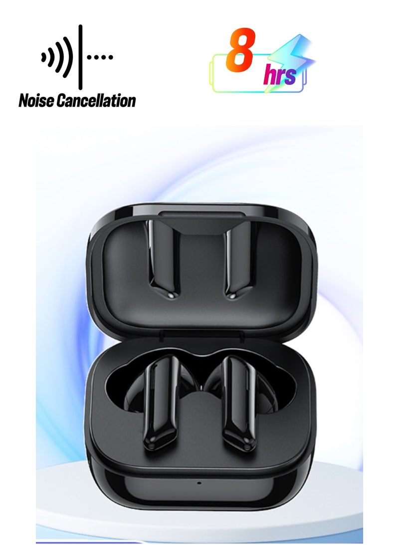 Awei T36 Wireless Sports Earphones, Bluetooth 5.3, Noise Cancelling, Waterproof, In-Ear, Microphone, Touch Control, Black  - Image 1