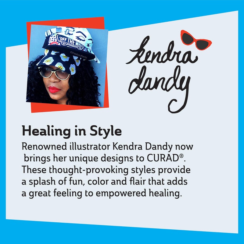 CuradÂ® Kendra Dandy CGM Patches (25-Count) | 3.13" x 4.13" Exclusive Continuous Glucose Monitor Patches | Waterproof and Easy-Peel Continuous Blood Glucose Monitor Patch for Consistent Application - Image 3