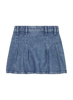 TOMMY HILFIGER Youth Denim Pleated A-Line Mini Skirt  - Image 5