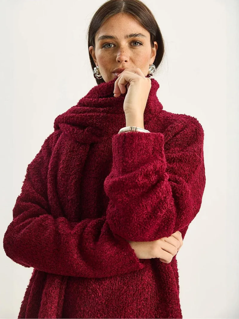 بيانكو لوتشي طقم قطعتين محبوك كبير الحجم من لوتشي