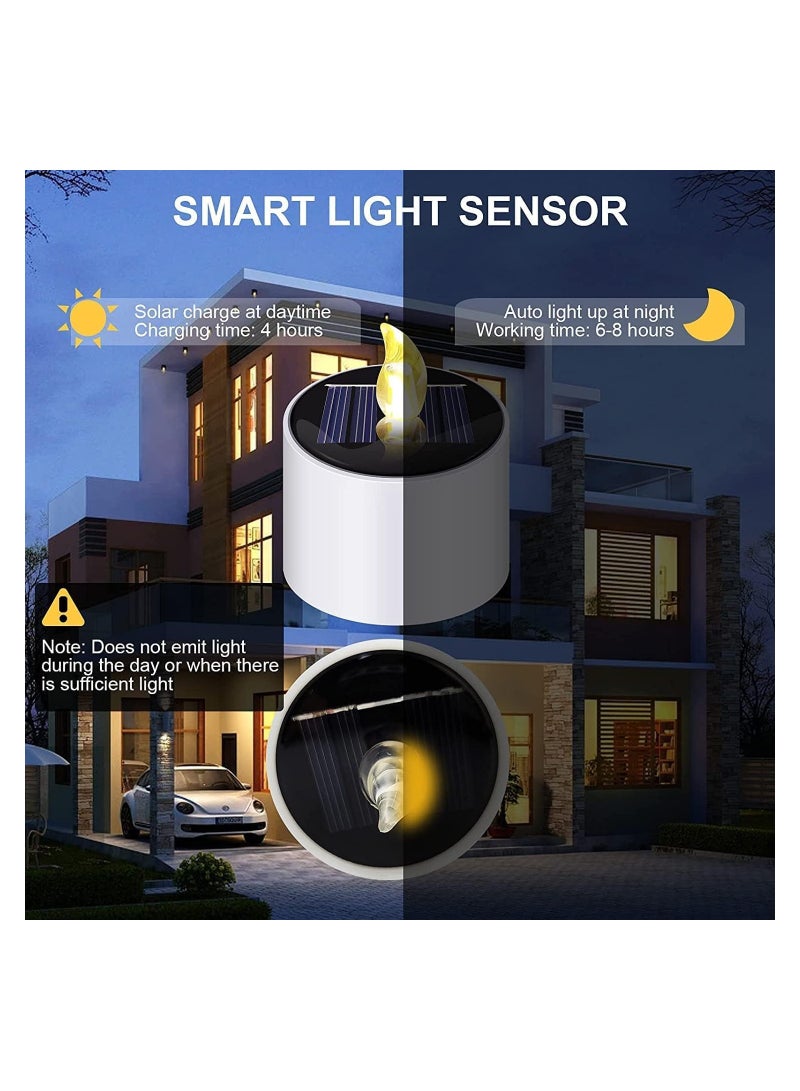 6 Piece Solar Powered Waterproof Tea Lights Flameless LED Candles with Dusk to Dawn Sensor Perfect for Outdoor Events - Image 2