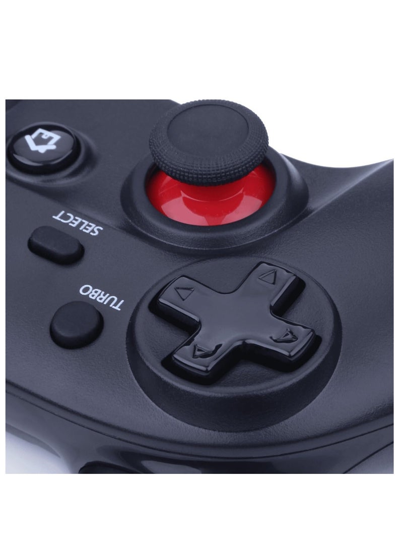 Generic - G807 Saturn Game Controller for PC - Wired with 16 Buttons and Joystick, USB, Black - Image 1