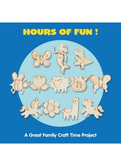 JOYIN Wooden Magnets Spring Arts & Crafts For Boys And Girls Ages 4+ Childrens Painting Craft Activities Kit Craft Toys Gifts For 4 5 6 7 8 9 10 11 & 12 Year Old Kids  - Image 5