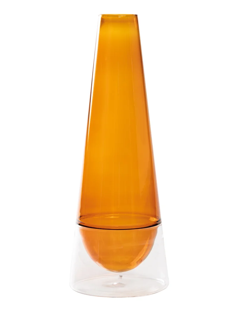 Zafferano Conosfera Vase Amber  Ø.130x350mm. CL.163