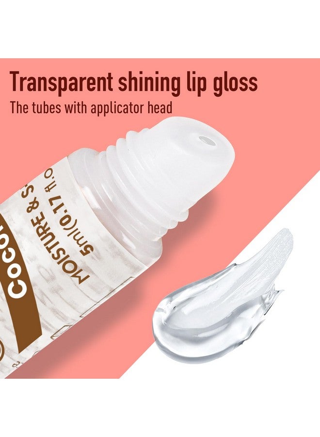 AZEN 24 Pack Lip Gloss Set, Clear Lip Gloss Bulk, Lip Oil For Dry Cracked Lips Moisturizing Hydrating Nourishing With Vitamin E - Image 5