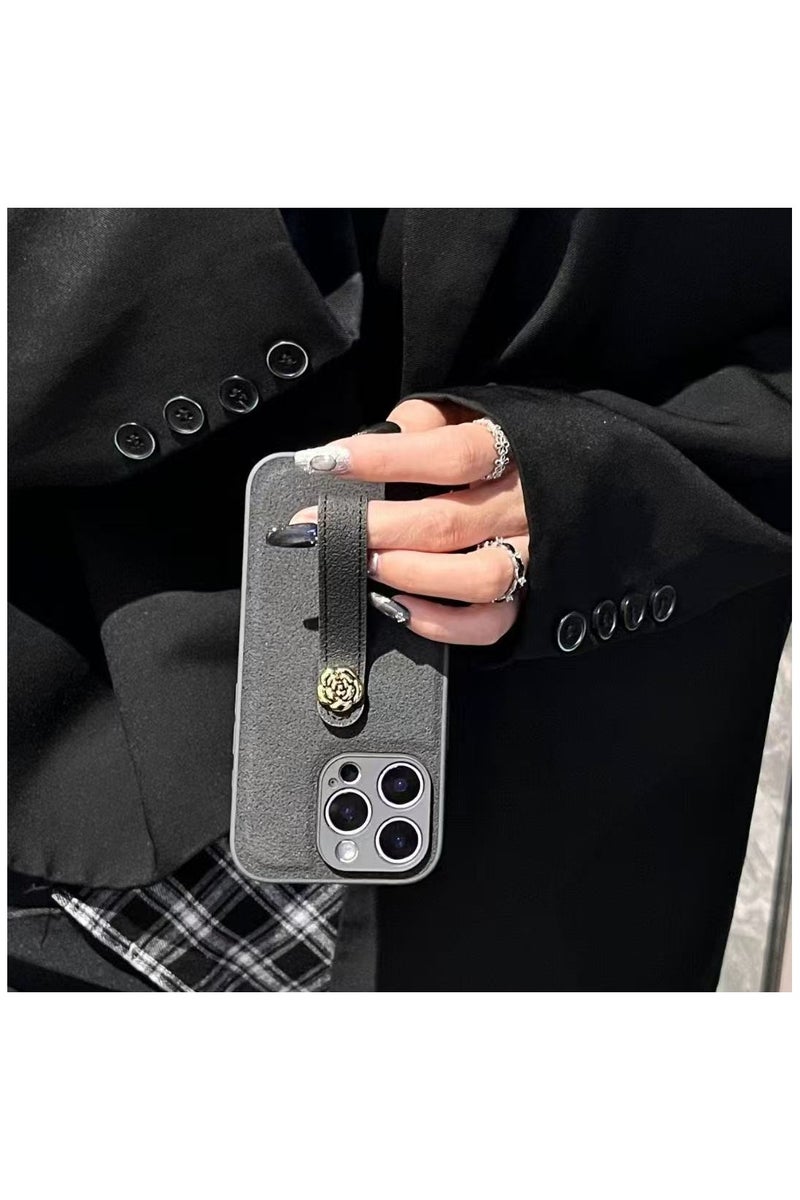 BlueFire Luxury Leather Shockproof Case iPhone 16 Pro with Strap & Magnetic Ring