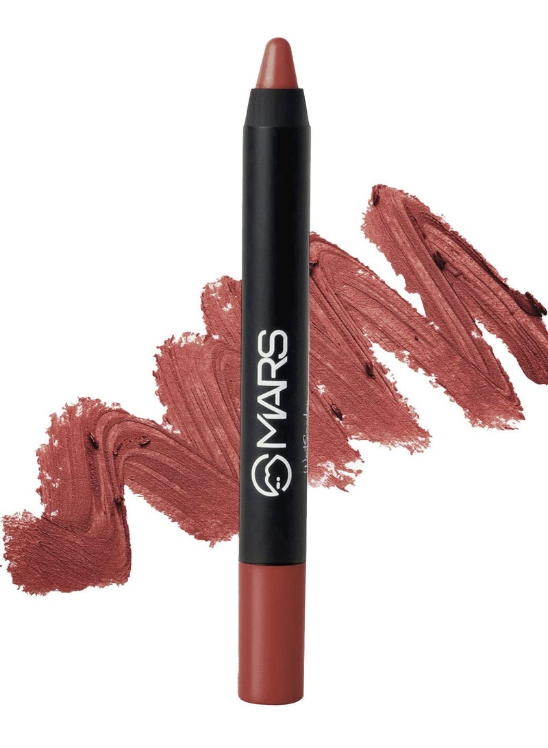 مارس أحمر شفاه مارس طويل الأمد يدوم حتى 12 ساعة | لمسة نهائية غير لامعة | مقاوم للماء | قلم تلوين الشفاه لن يتلطخ ولن يتزحزح (3.5 جم) (19-Let's Get It) - Image 1