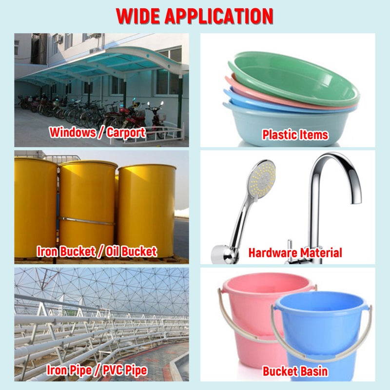 Waterproof Tape 10cm Black Flexible Watertight Sealing - Strong Adhesive Leakproof Patch for Pipe Bucket Basin Fish Tank Repair - Image 3