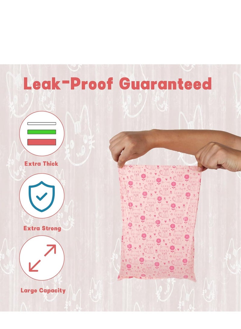 Diaper Bag Refills, 300PCS Biodegradable Baby Diaper Bag with Complimentary trash bag dispenser, Lemon Scented Dog Poop Bag Disposable for Nappies, Rubbish, Dog Poop (Pink) - Image 2