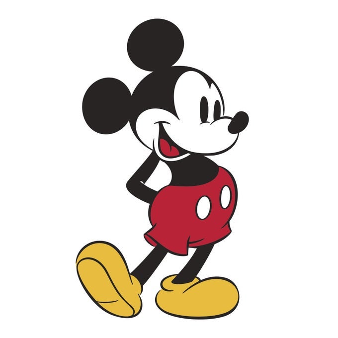RMK3259GM DISNEY MICKEY MOUSE GIANT PEEL AND STICK WALL DECALS