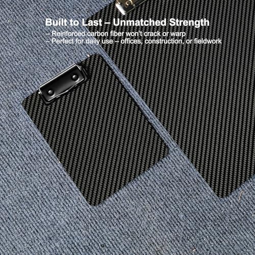 Fzkaly Carbon Fiber Clipboard 5x7 Inch – Mini Portable Writing Board for Pocket Use, Real 3K Carbon Fiber, Rigid & Ultra-Light, for Doctors, Outdoor Notes, Sketching, Field Work - Image 5