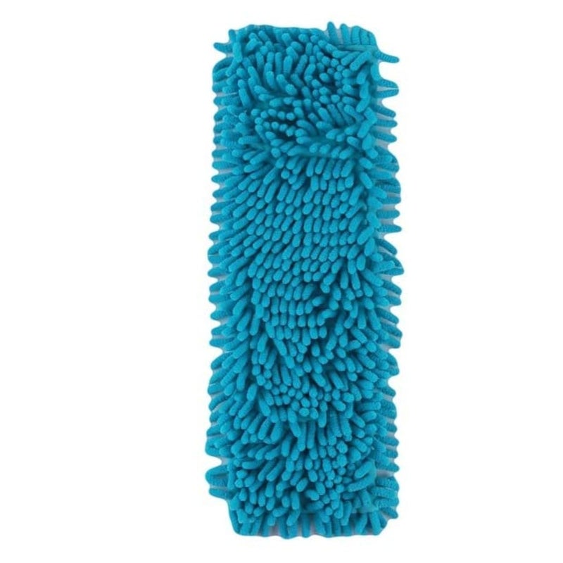 Mop Head Replacement Home Cleaning Pad Head Replacement Suitable for Cleaning the Floor Chenille Refill Household Dust Mop (blue)