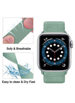 HILIMNY HILIMINY 10 Pack Stretchy Solo Loop Bands Compatible With Apple Watch 42mm 44mm 45mm 49mm, Elastic Braided Nylon Sport Straps for iWatch Ultra 1 2 SE Series 9 8 7 6 5 4 3 2 1, Men Women, B M  - Image 4