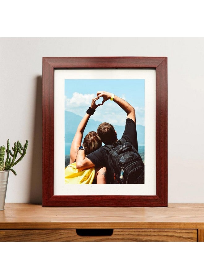 Art Street Painting Mantra Brown Table/Wall Photo Frame Fro Home Decor, Bedroom, Office, Tanle Top, Living Room (Photo Size8 x 10) Inches - Image 1