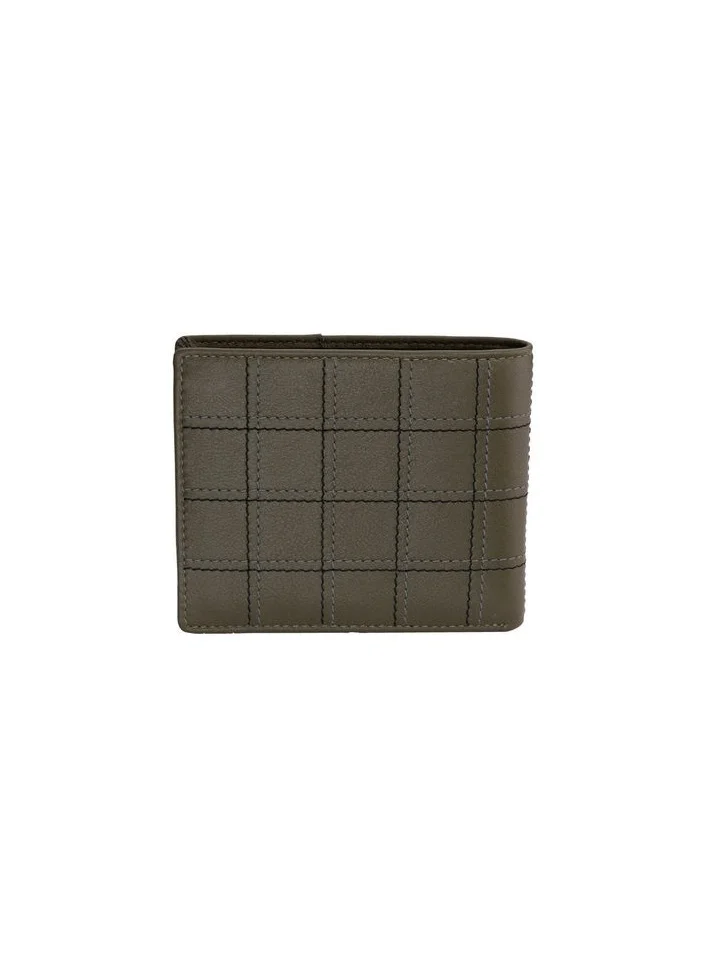 ميشيل هيربيلين Slim Wallet Olive Green for Men's