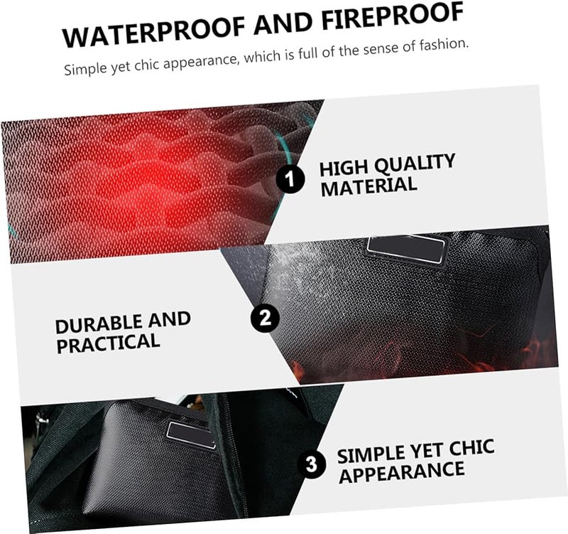Fireproof Storage Bag For Lithium Battery Safe Travel Organizer Portable Utility Tote - Image 4