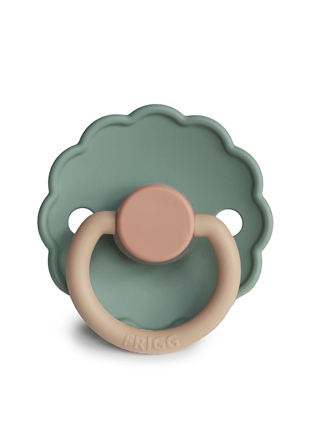 FRIGG Daisy Silicone Baby Pacifier 0-6M 1-Pack Willow - Size 1 - Image 1