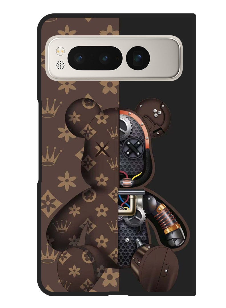 Theodor Protective Case Anti Scratch Shock Proof Bumper Cover for Google Pixel Fold Kaws - Image 1