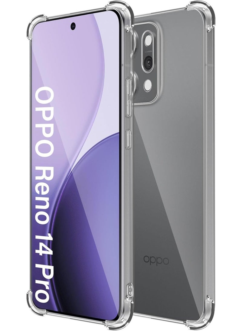 غطاء شفاف لهاتف أوبو رينو 14 برو 5G - Image 1