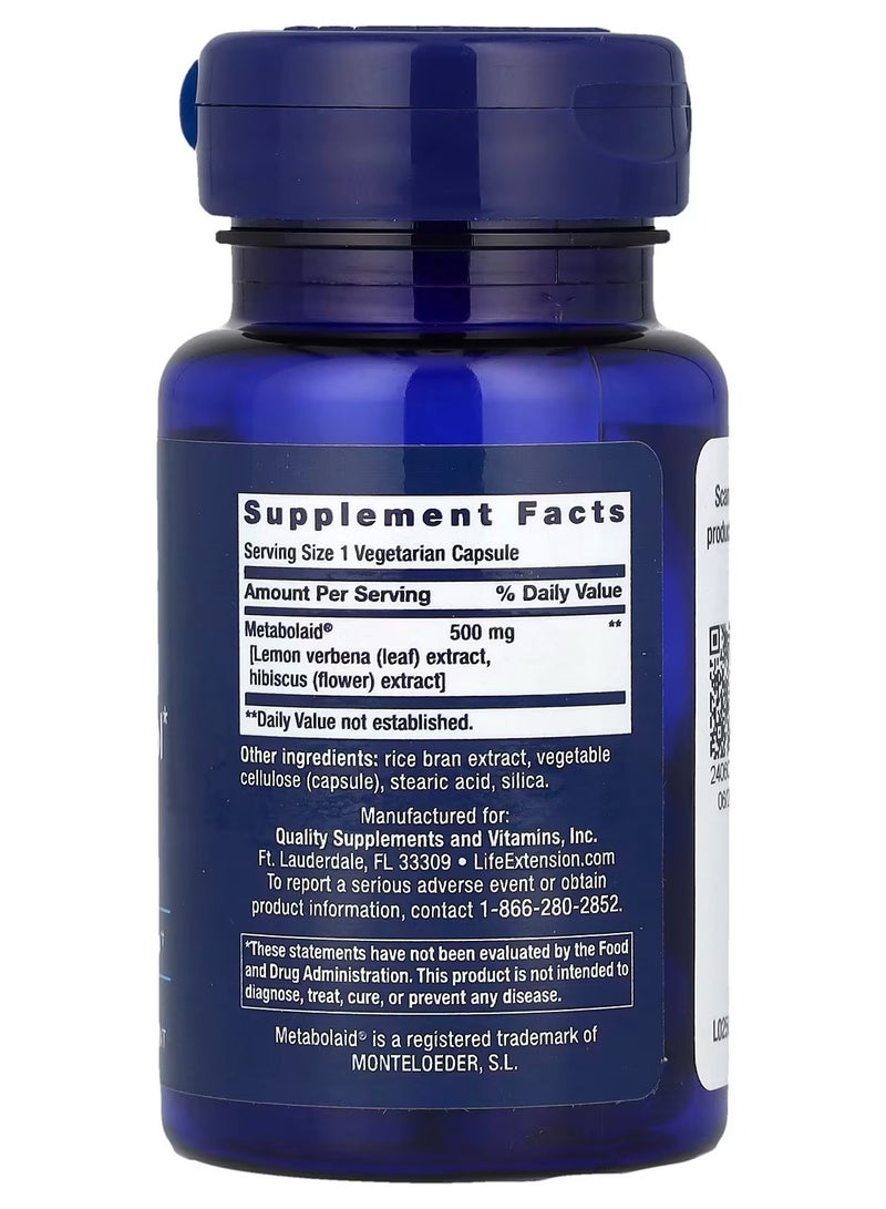 Life Extension, Body Trim and Appetite Control, 30 Vegetarian Capsules - Image 2