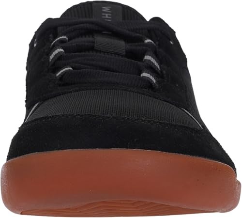 WHITIN Men's Wide Toe Box Barefoot Shoes Zero Drop Width Minimalist Sneaker Knit Size 11 Knit Minimus Training Weightlifting Walking Black Gum 45 - Image 2