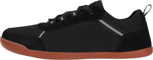 WHITIN Men's Wide Toe Box Barefoot Shoes Zero Drop Width Minimalist Sneaker Knit Size 11 Knit Minimus Training Weightlifting Walking Black Gum 45 - Image 3