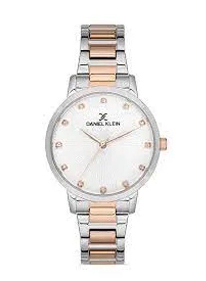 DANIEL KLEIN ساعة تناظرية من الستانلس ستيل DK.1.13037-4 - Image 1