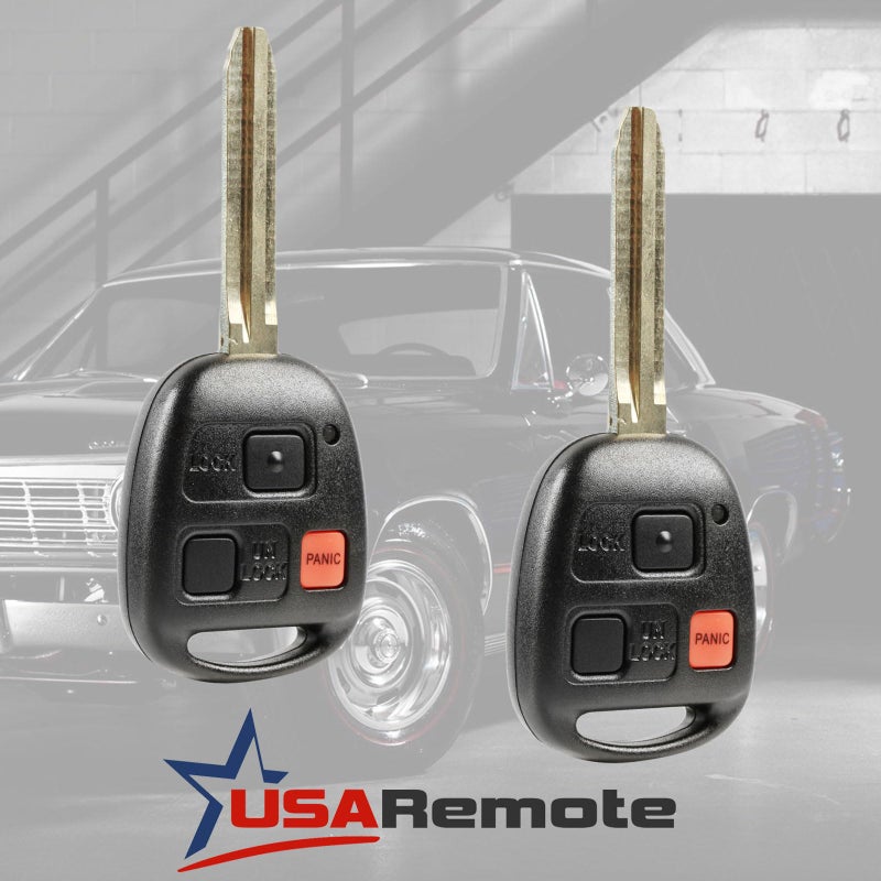 USARemote Key Fob fits 2010 2011 2012 2013 2014 Toyota FJ Cruiser Keyless Entry Remote (HYQ12BBT G-Chip), Set of 2 - Image 2