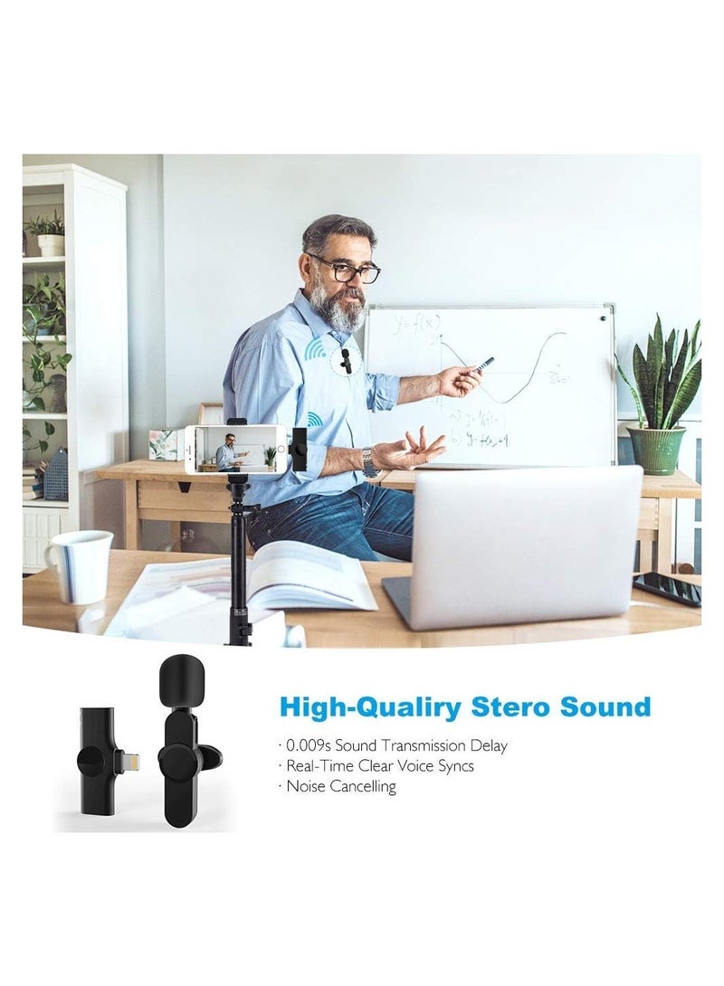 ELTRAZONE Wireless Lapel Lavalier Microphone for iPhone iPad Recording,YouTube Facebook Live Stream,Vlog, Auto-Sync Wireless Mic with 2 Clips - Image 5