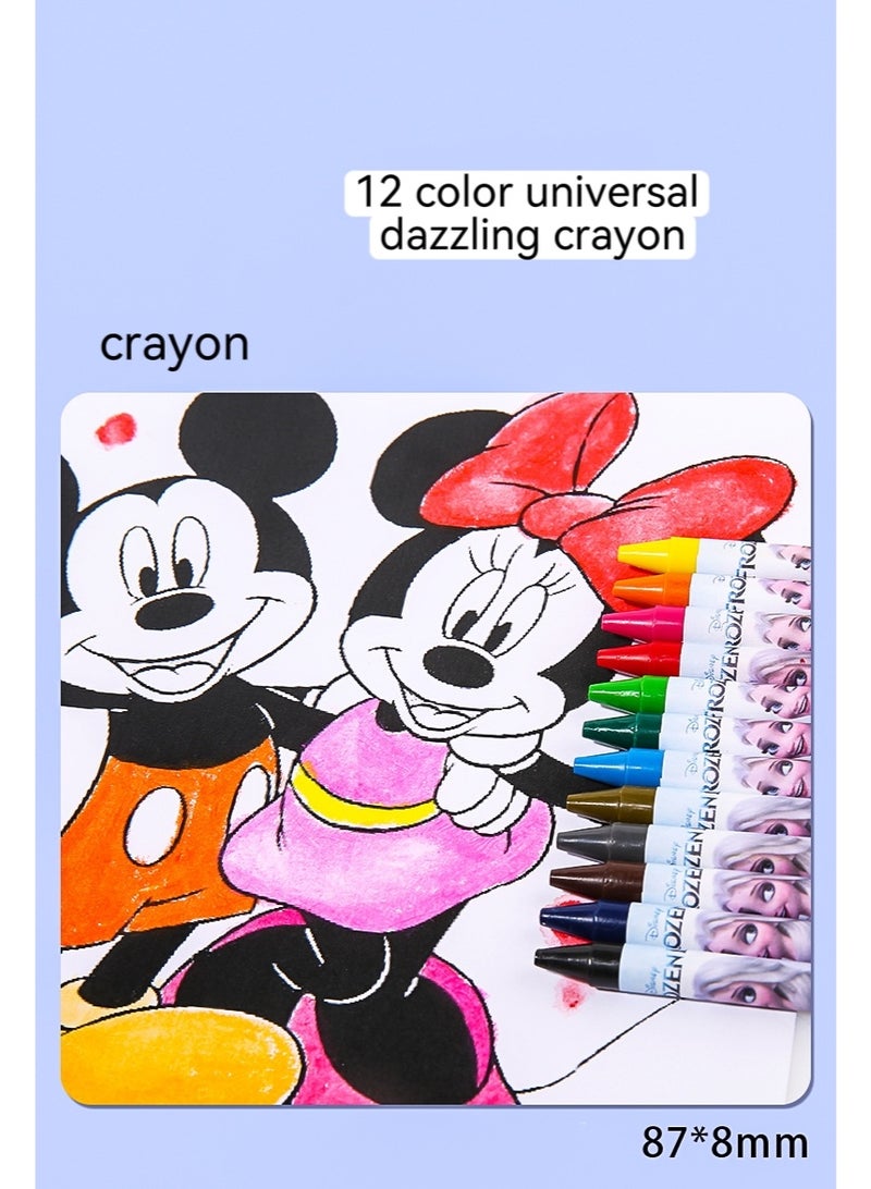 مجموعة فنون ديزني، مجموعات تلوين فروزن للأطفال مع 46 أداة فنية - Image 3