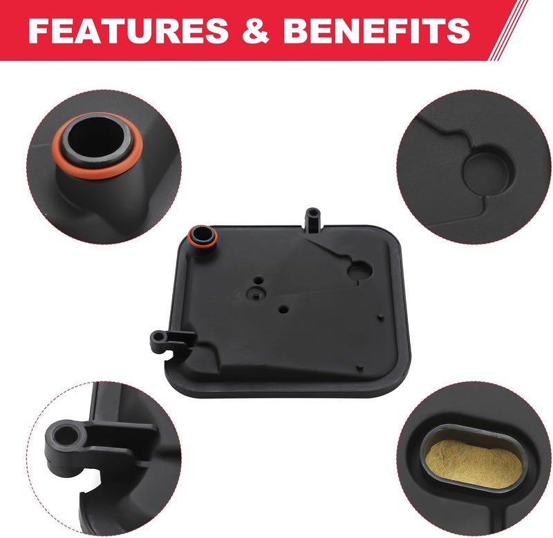 Fitede 265-818 Transmission Oil Pan Kit with Filter and Gasket for Chrysler Dodge Ram - Image 5