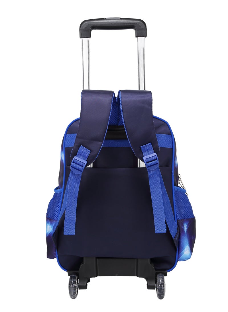 Stargold Baby Backpack 3Pcs For Baby Boys 1 lunch 1 Pencil Box And 1 Bag With Adjustable Strap For School 2 Wheels 16 Inch  - Image 3